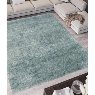 Lagom Shaggy Duck Egg Rug-Melrose-Rug Love - The Most Loved Rug Store